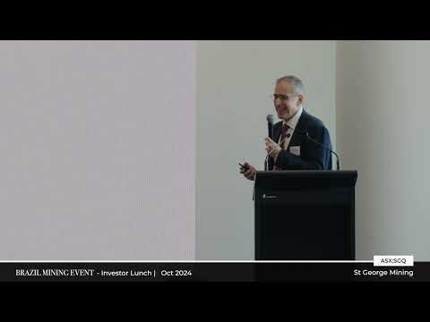 St George Mining (ASX:SGQ) - Brazil Mining Lunch - 29 October 2024