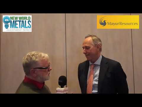 Mayur Resources (ASX: MRL) executive director Tim Crossley at New World Metals Investment Series.