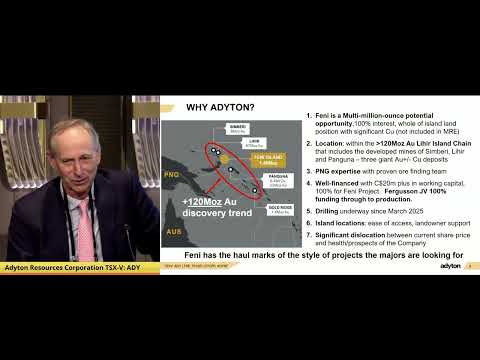 Adyton Resources Presentation at Precious Metals Summit Zurich 2025