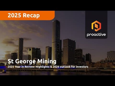 St George Mining's 2025 milestones explained