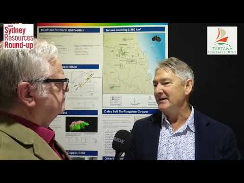Tartana Minerals (ASX: TAT) managing director Stephen Bartrop at 2026 RIU Resources Roundup Sydney