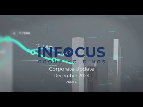 InFocus Group Holdings (ASX:IFG) Corporate Update - December 2024
